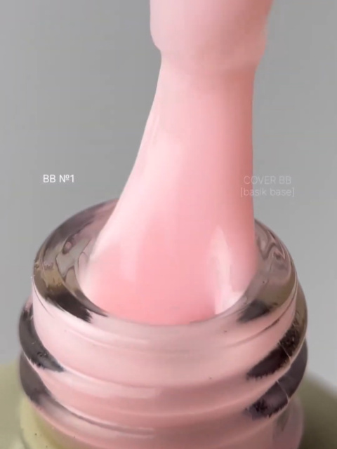 DA'23 COVER BASE BB #1, 15 ml - kamuflująca baza hybrydowa (delikatny różowy nude)