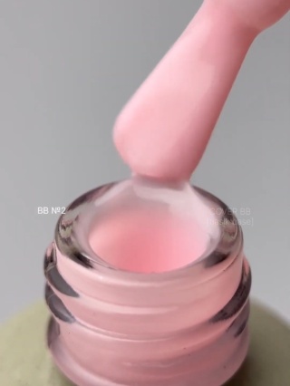 DA'23 COVER BASE BB #2, 15 ml - kamuflująca budująca baza hybrydowa (brzoskwiniowy nude)