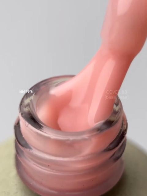 DA'23 COVER BASE BB #6, 14 ml - kamuflująca budująca baza hybrydowa (intensywny różowy nude)