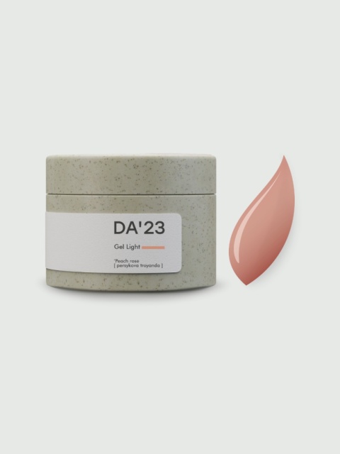 DA'23 GEL LIGHT 'PEACH ROSE, 30 ML