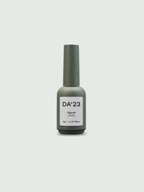 DA'23 TOP 'FLUIDE, 14 ml - uniwersalny top hybrydowy no wipe o płynnej konsystencji