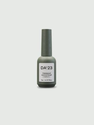 DA'23 'MEDIUM TOP, 14 ml - uniwersalny top hybrydowy no wipe o średniej konsystencji