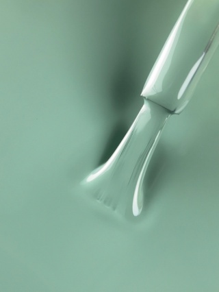 BIBLIOTEKA Gel Polish 18 Moss, 10 ml - lakier hybrydowy (zgaszona, szałwiowa zieleń)