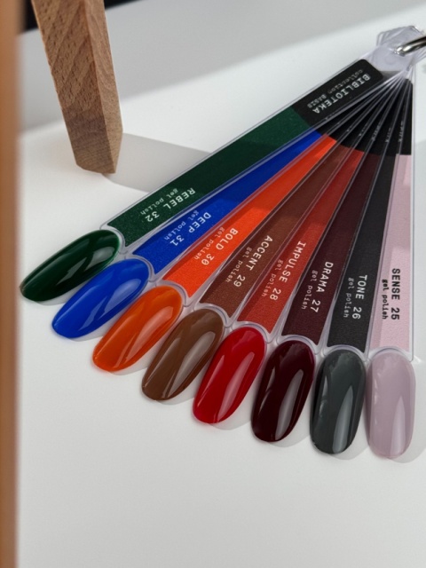 BIBLIOTEKA Gel Polish 26 Tone, 10 ml - lakier hybrydowy (ciemny grafit)