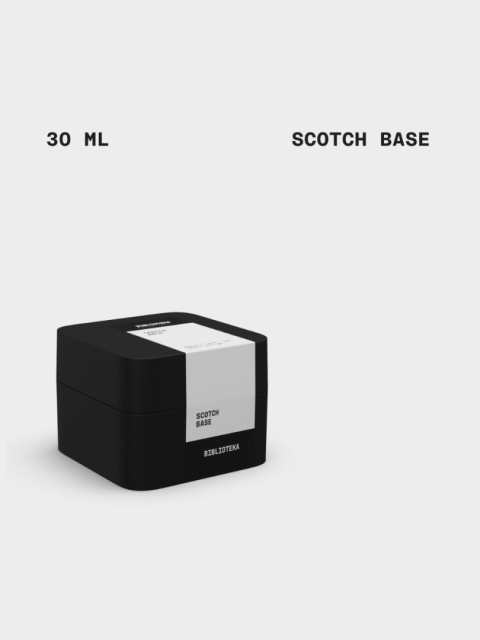 BIBLIOTEKA Scotch base - przezroczysta baza hybrydowa o podwyższonej przyczepności, 30 ml