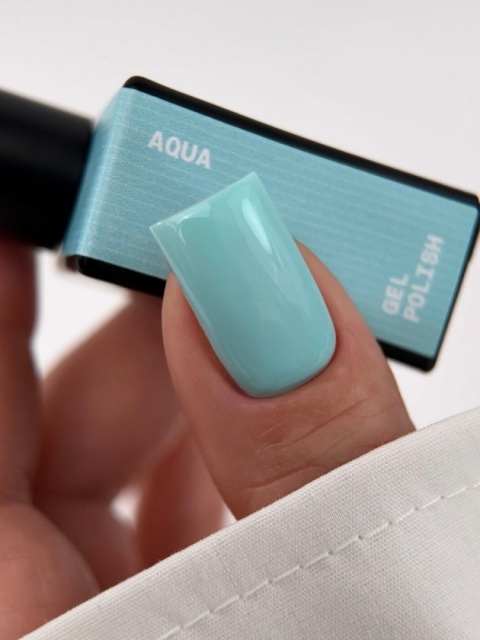 BIBLIOTEKA Gel Polish 77 Aqua, 10 ml - lakier hybrydowy (rozbielony turkus)